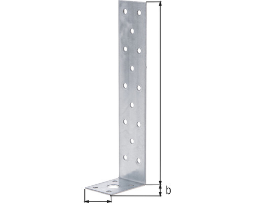 Trekstang 200x52x40 mm sendzimir verzinkt