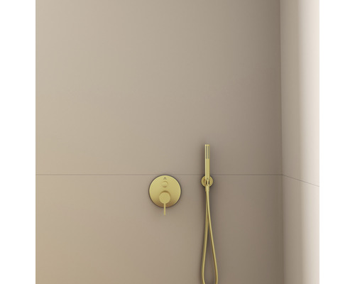 Ideal Standard Idealrain Atelier handdouche, rond, Ø 25 mm, geborsteld goud, BC774A2