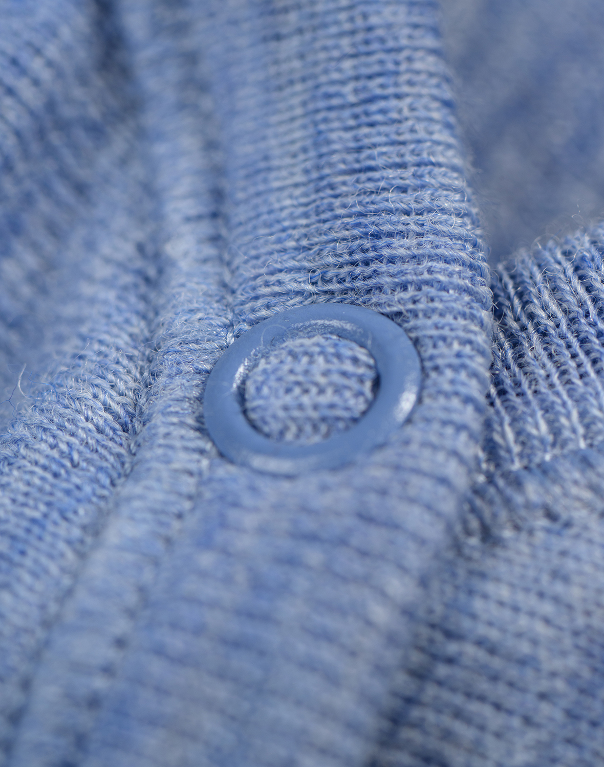 Romper met lange mouw van merinowol voor baby's