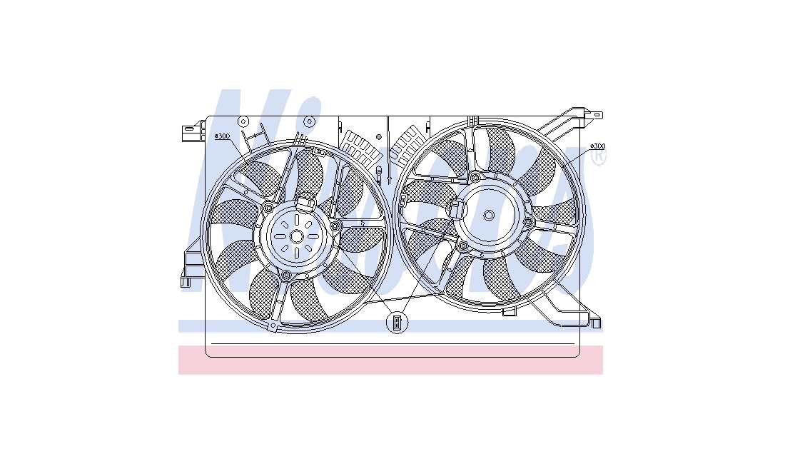 Ventilator, motorkøling