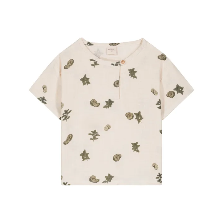 Studio Bohème T-shirt Orso Fraîcheur Gaze de Coton | Ecru