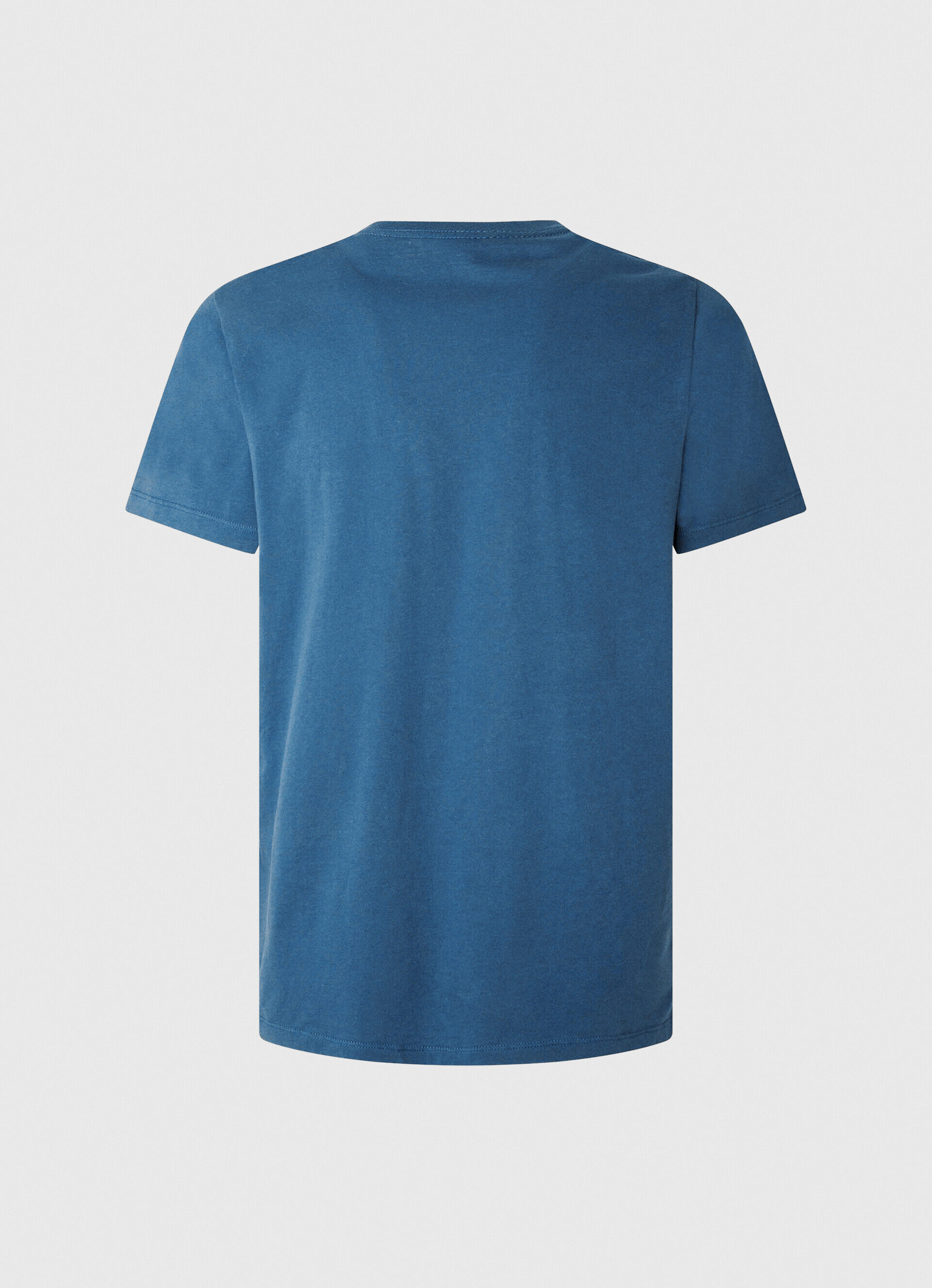 Camiseta de algodão com logotipo estampado - Jarman Azul