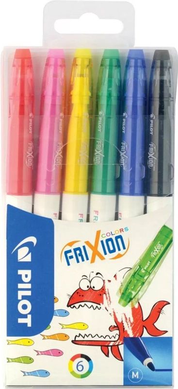 Pilot - FriXion Colors - Viltstiften - Assorti - 6 Stuks