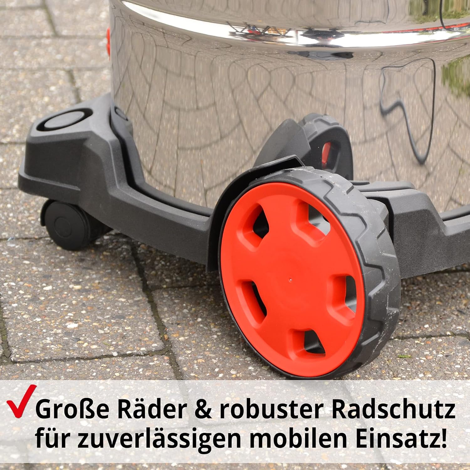 Hecht Nass und Trockensauger – starker Industriestaubsauger mit Steckdose – Einschaltautomatik – 35 Liter Behälter – Blasfunktion – umfangreiches Zubehör – mit & ohne Beutel - Nass Trockensauger