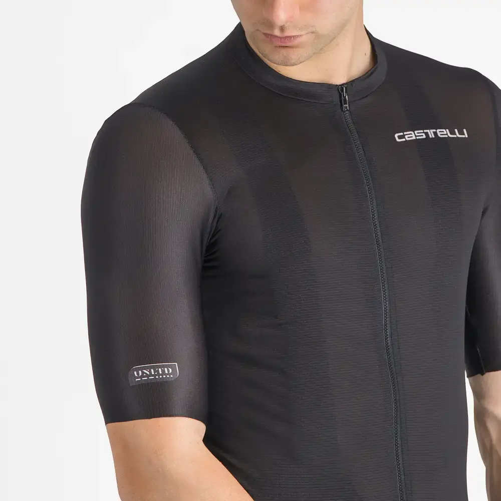 Castelli Unlimited Entrata 3 Fietsshirt Korte Mouwen Zwart Heren