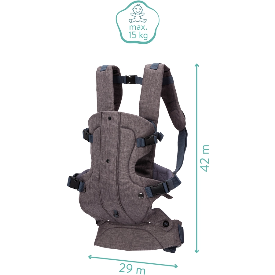 fillikid Bauchtrage Walk Grau Melange