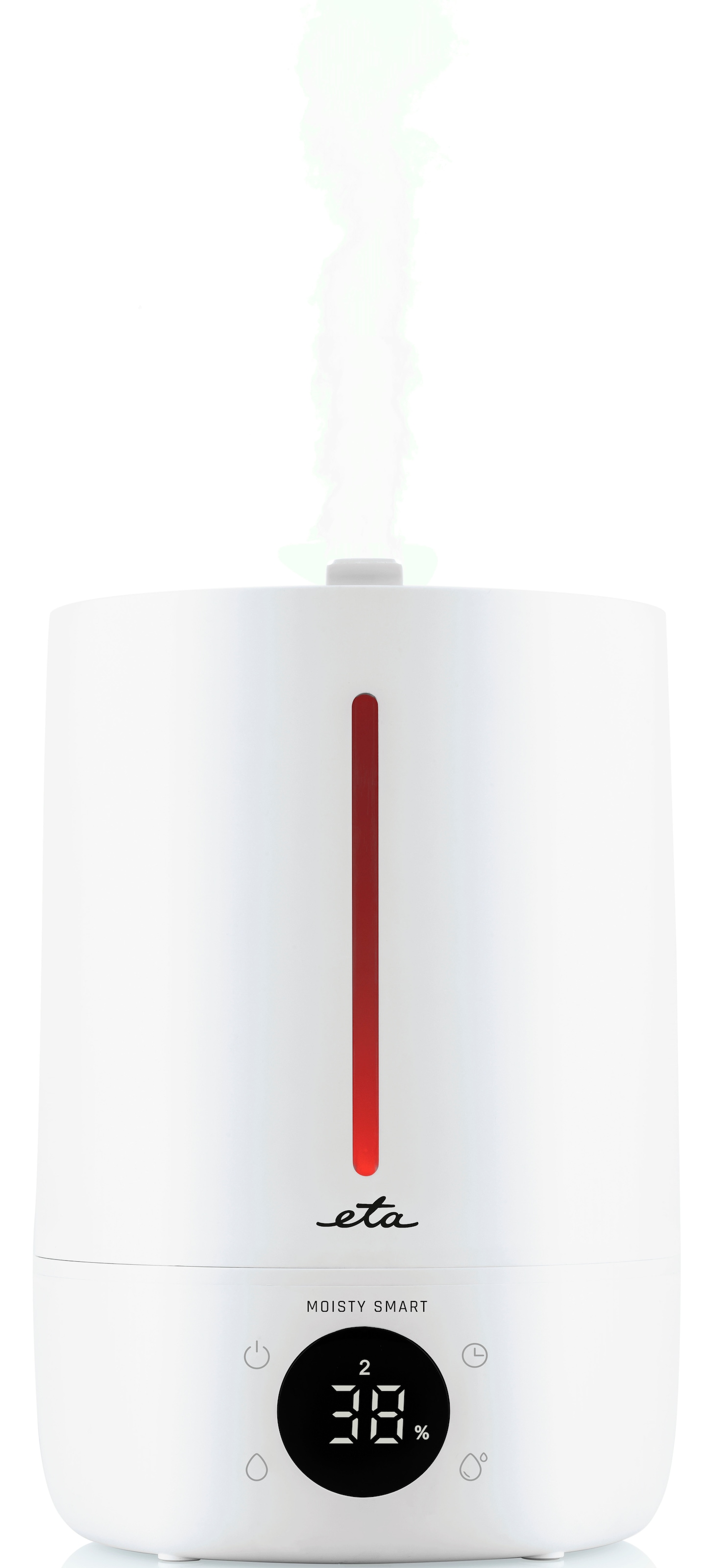 eta Luftbefeuchter »Moisty Smart« 5 l Wassertank Ultraschall-Sprühtechnologie, 12 Std. Betrieb, Smart App, LED-Display