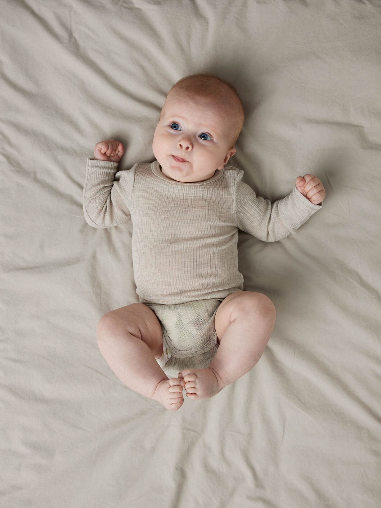 Wax Wool Rib Long Sleeve Body