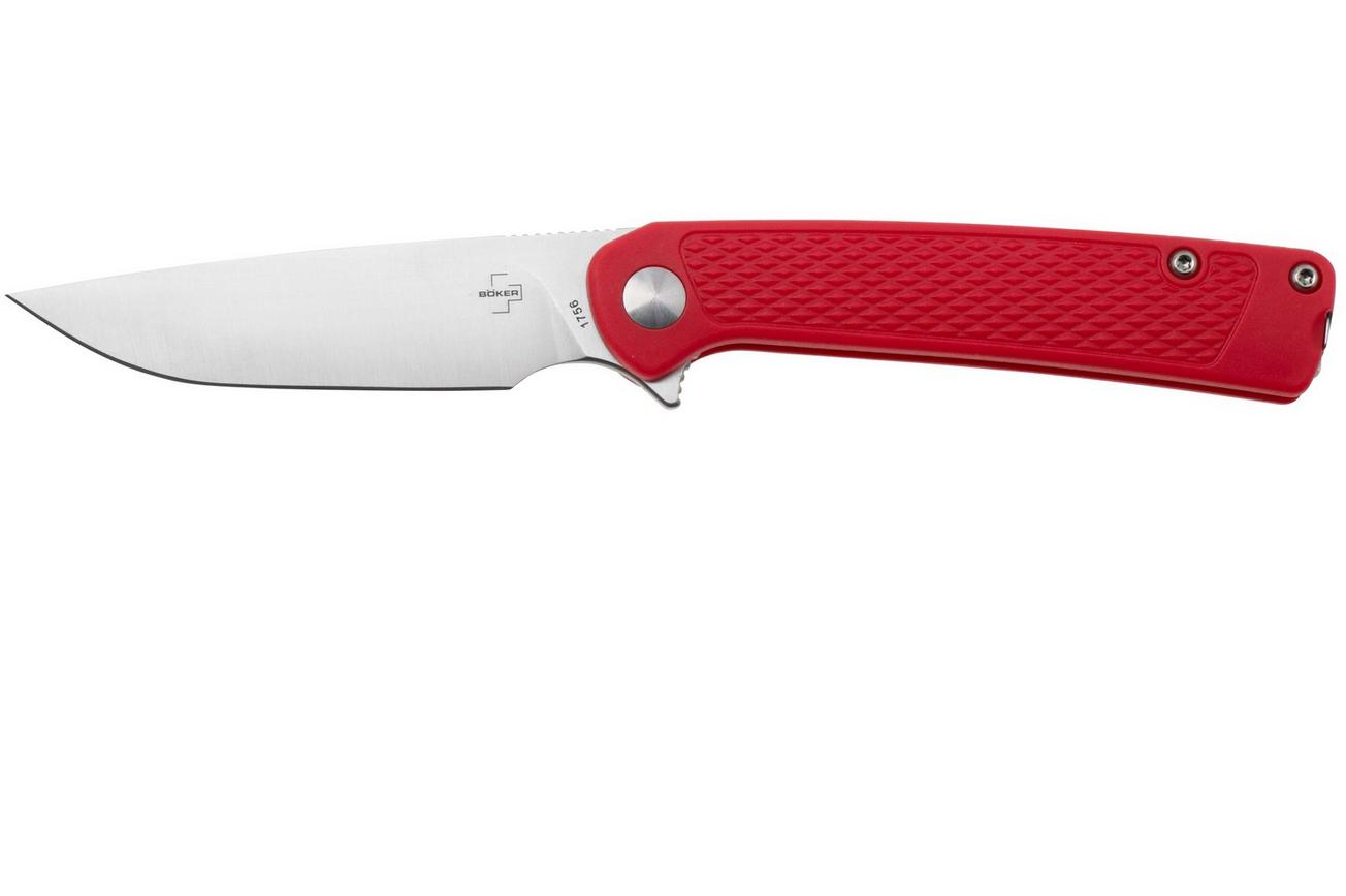Böker Plus Fire Ant 01BP0008, Satin 1.4116, Red Polypropylene zakmes