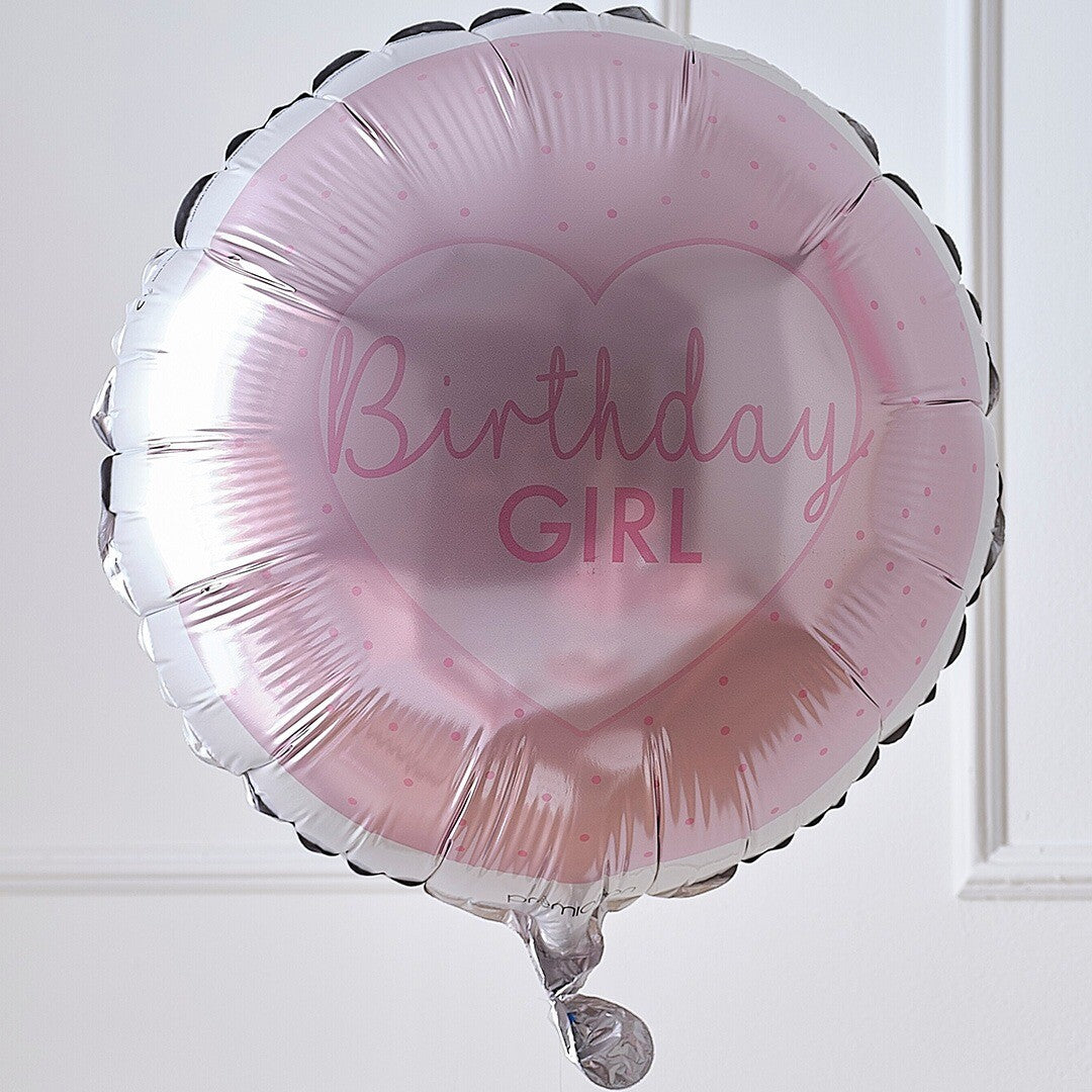 Ginger ray folieballon birthday girl