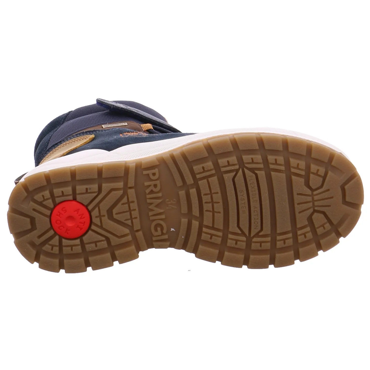 PRIMIGI Jungen-Winter-Bottine Blau Leder  Winter Boot