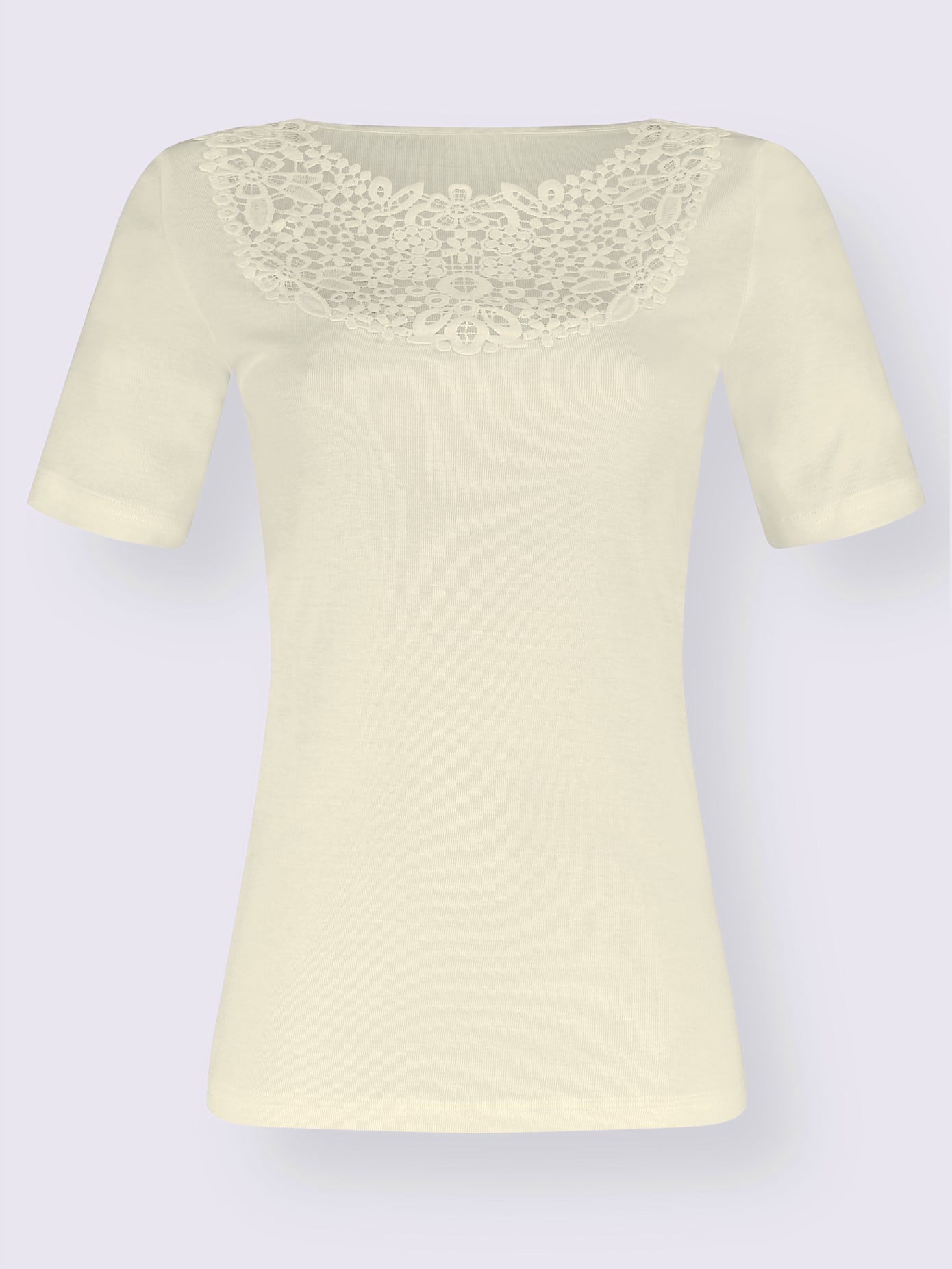 T-shirt côtes fines