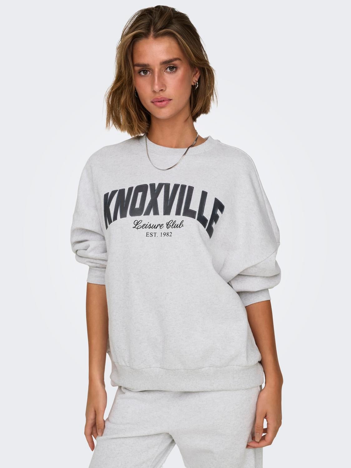 ONLDEBORAH Sweatshirt Light Grey Melange