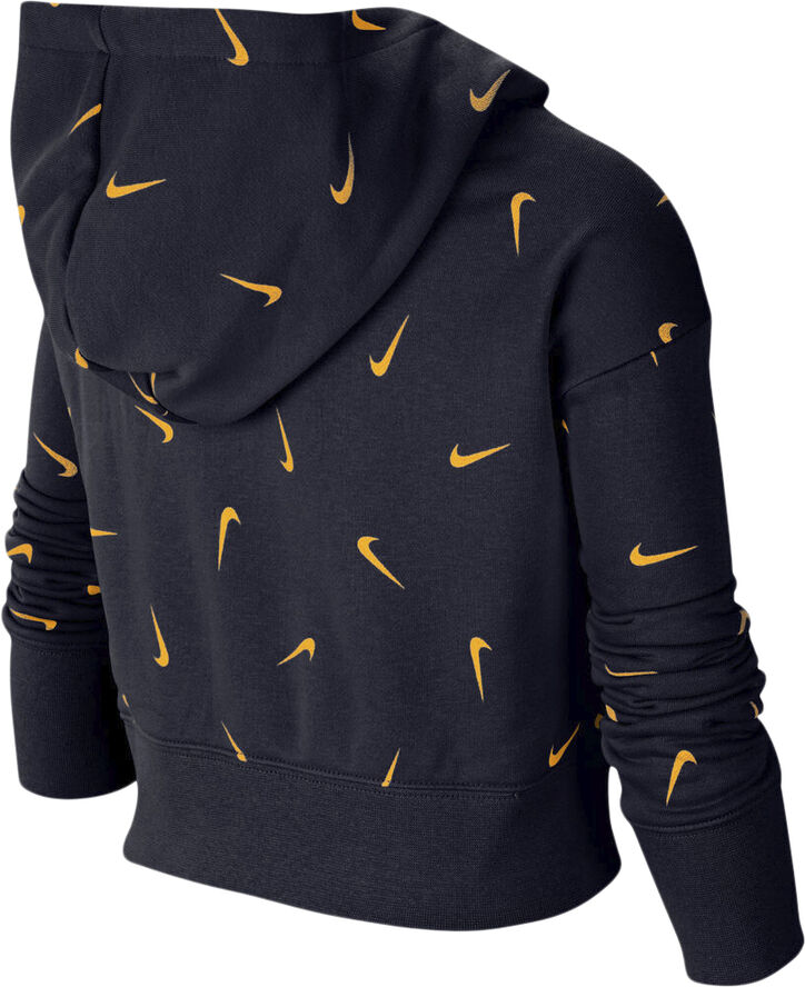 Nike Sportswear Cropped French Terry Hættetrøje Blå