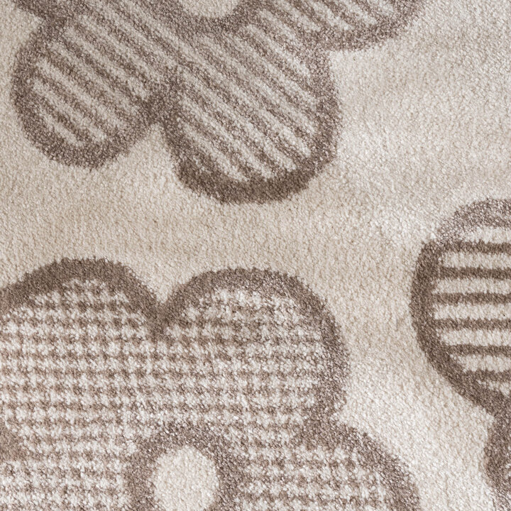 Kinderkamer vloerkleed - Bowie Bloem Creme