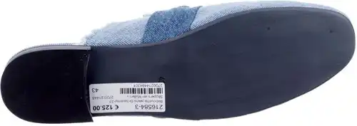Babouche jeans G-Sammy-33 - maat 43 slipper jeans - maat 43 Calandschoen