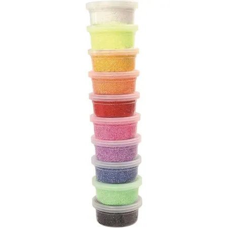 Creative Company Foam Clay Basicset, 10 Dosen Wolkenschleim je 35 g