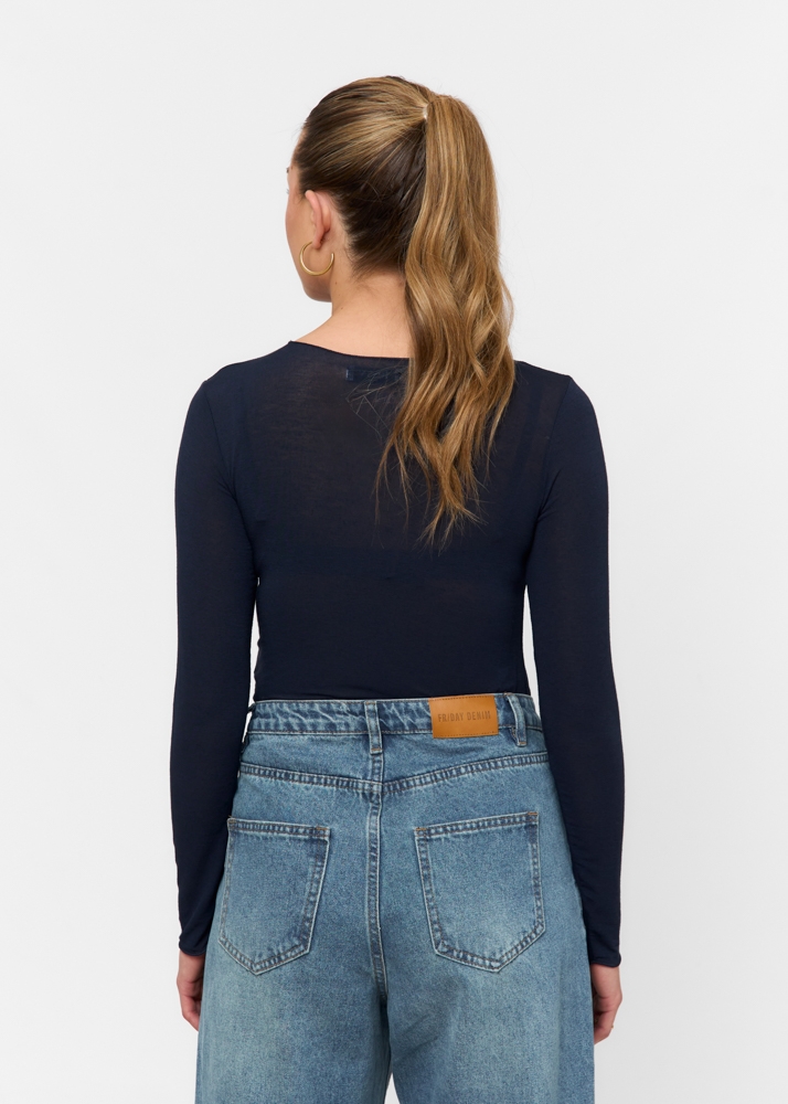 Lucy top donkerblauw