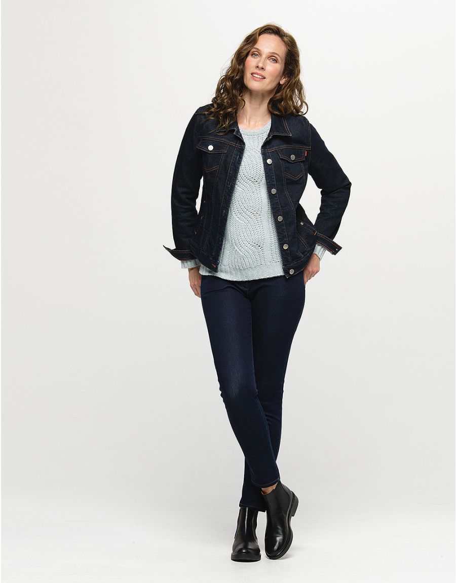 Pull bleu douillet