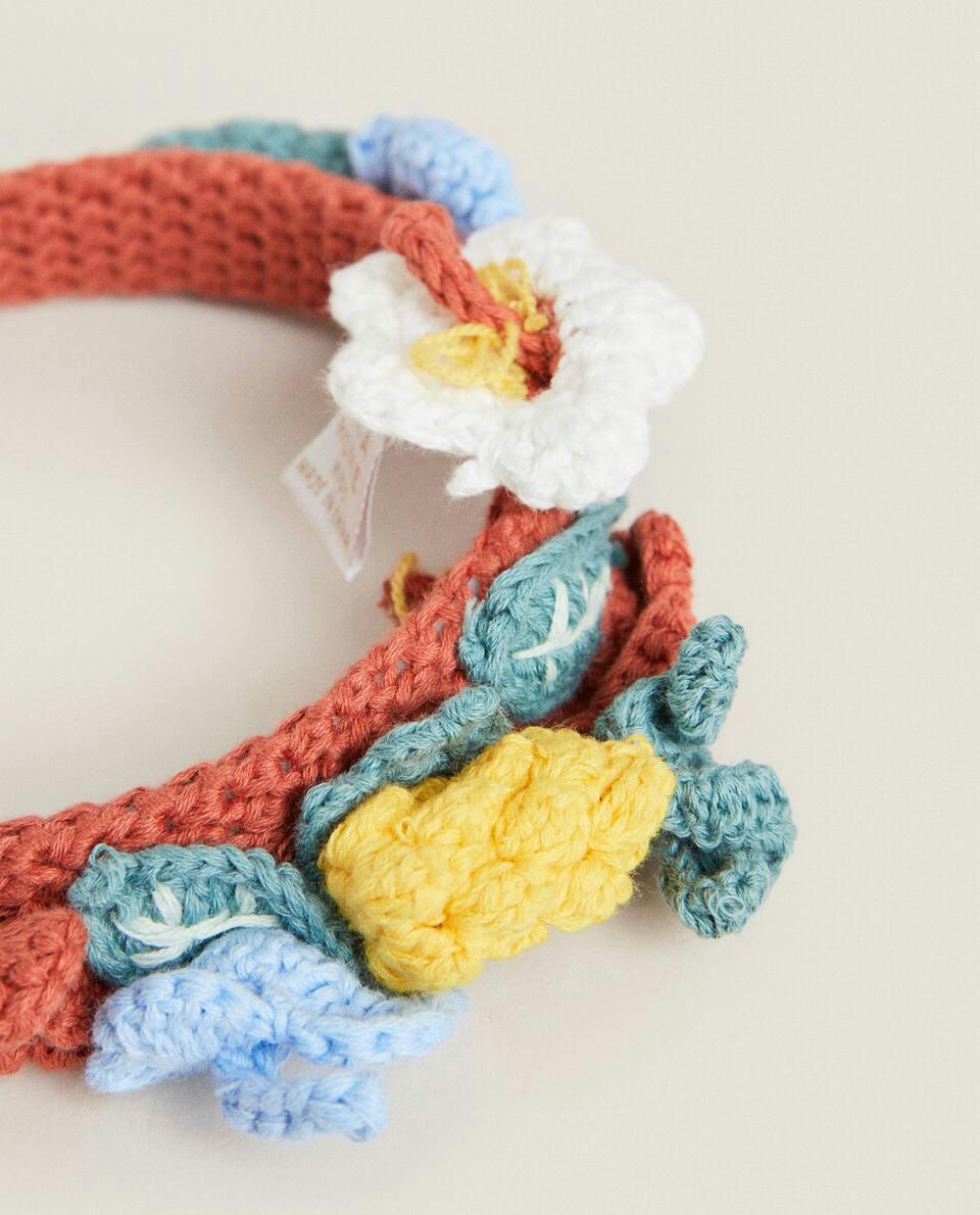 FAIXA DE CABEÇA DE CROCHÊ HAVAIANA