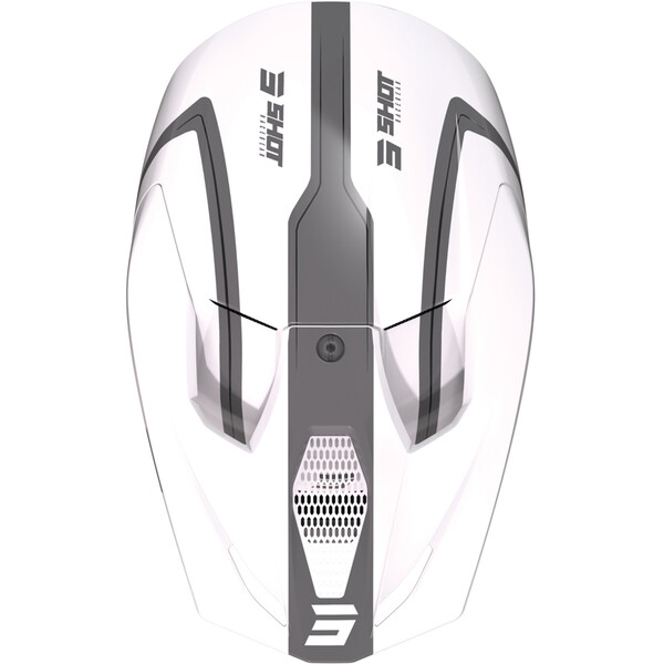 Shot - Casque Furious Reflex Blanc brillant / Gris