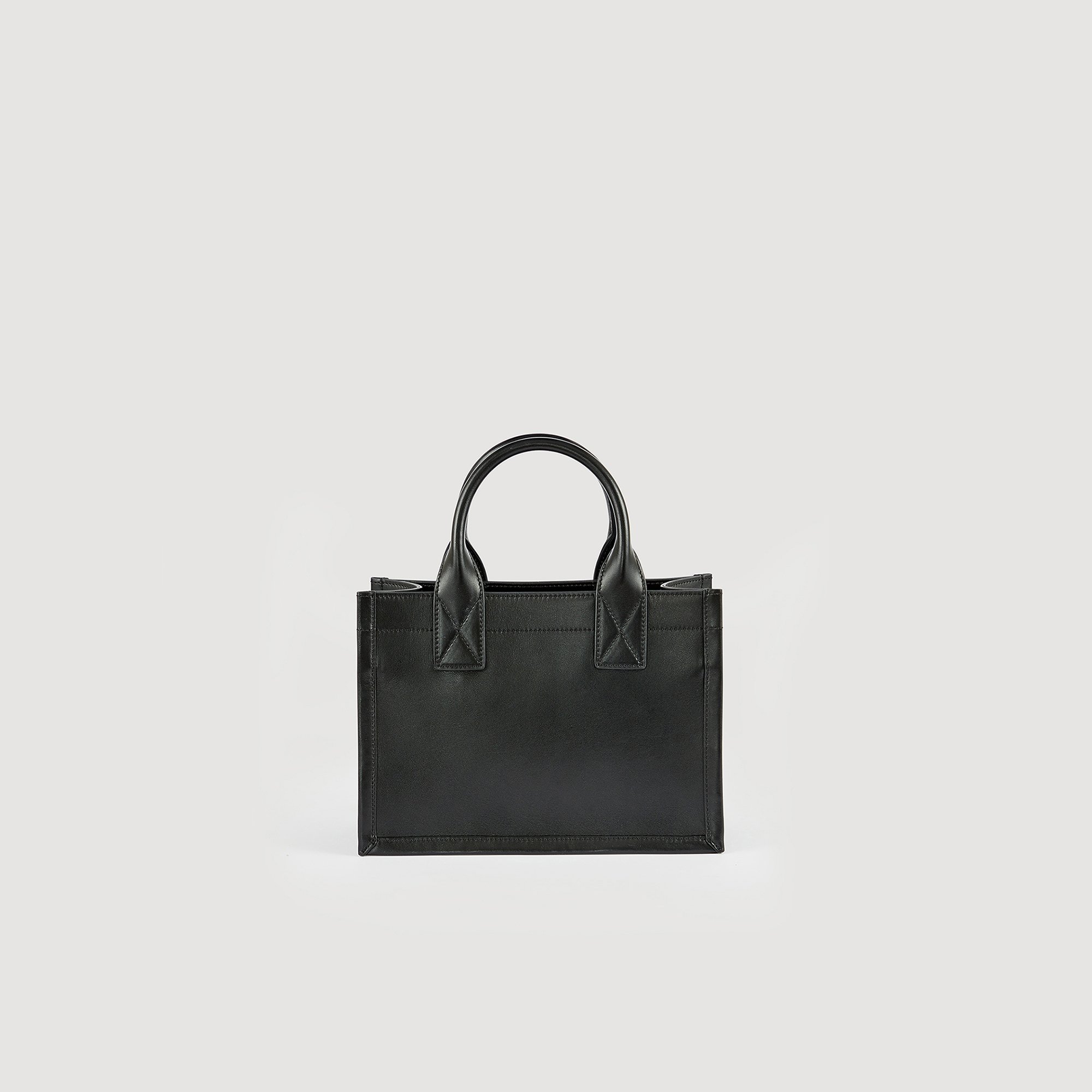 Petit cabas cuir de tannerie certifiee