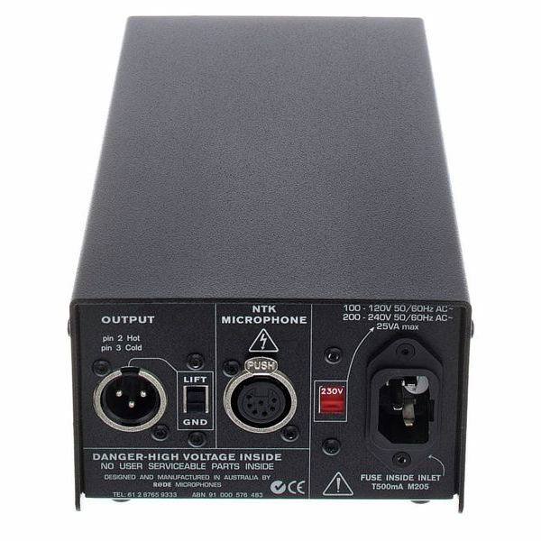 RØDE NTK buizen condensator studio microfoon
