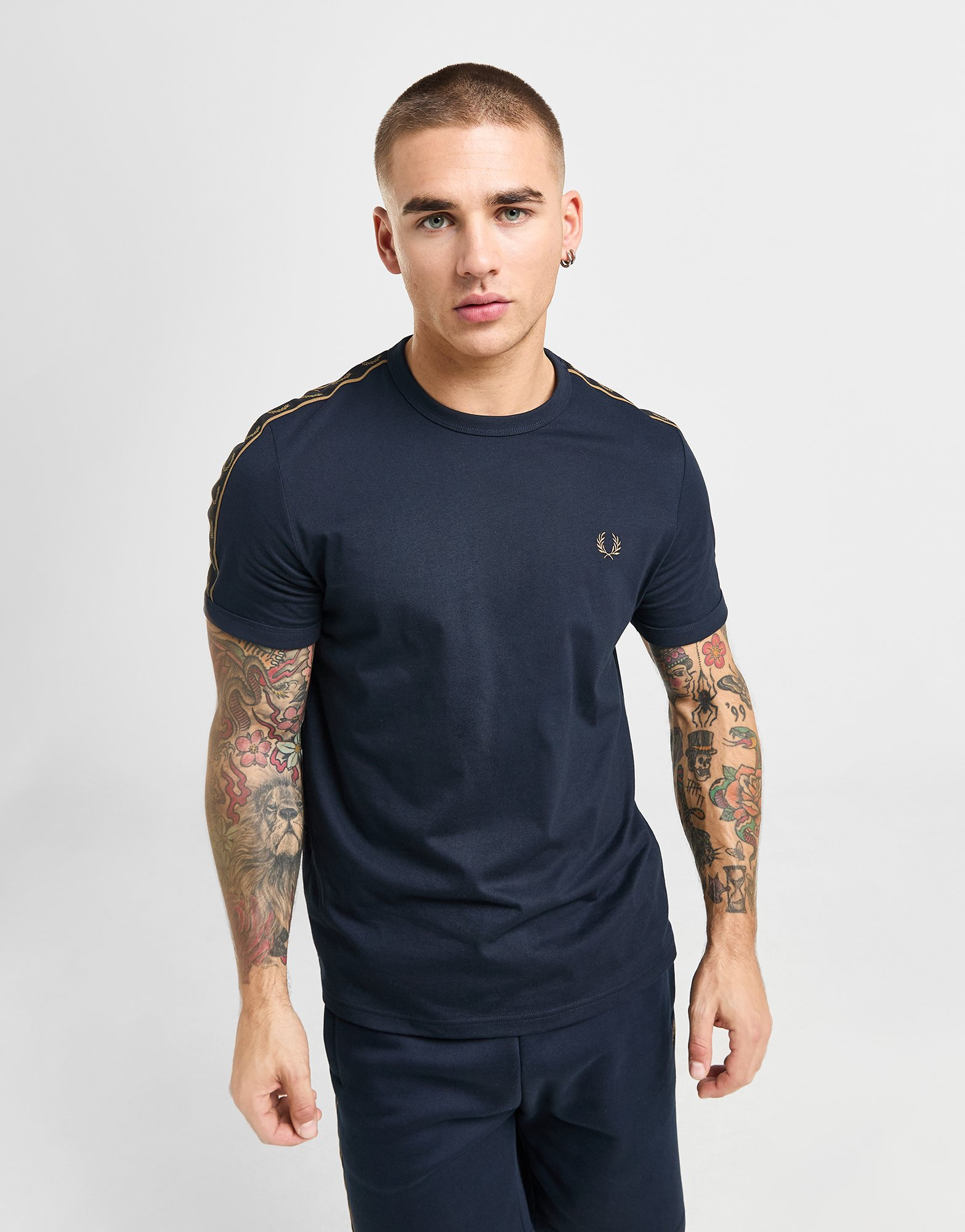 Fred Perry Short Tape Ringer Homme