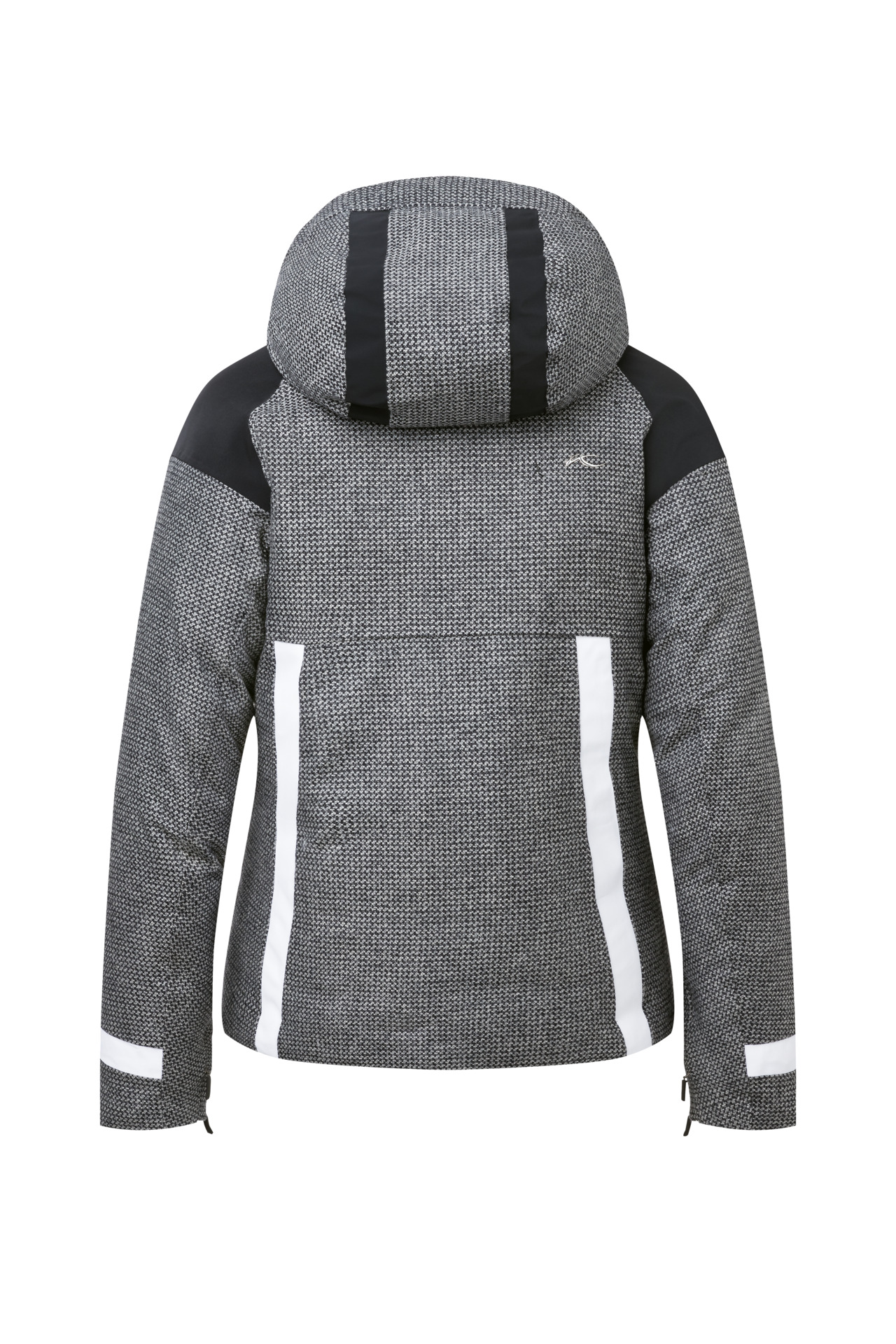 Varuna Jacket Dame 15701/Steel Grey Melange-White