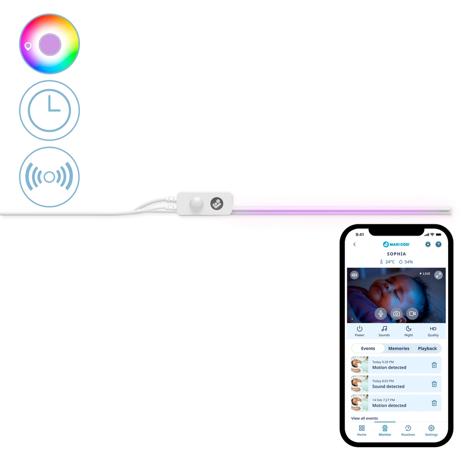 MAXI COSI Unterbettbeleuchtung Glow WiFi