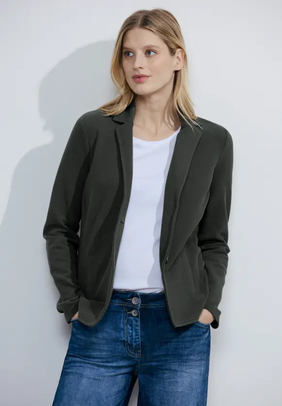 Basic Struktur Blazer - strong khaki