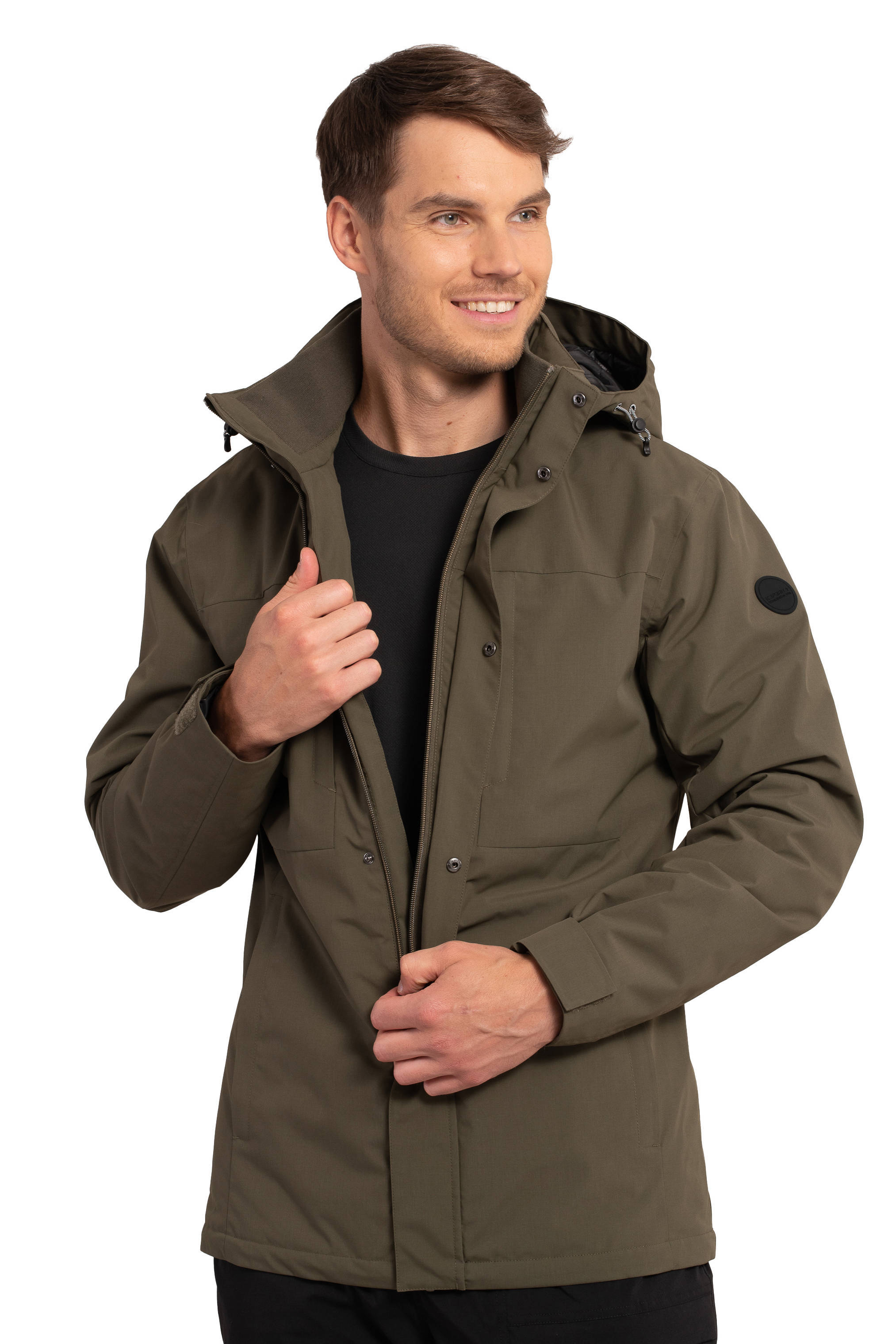 Icepeak outdoor jas Alston olijfgroen