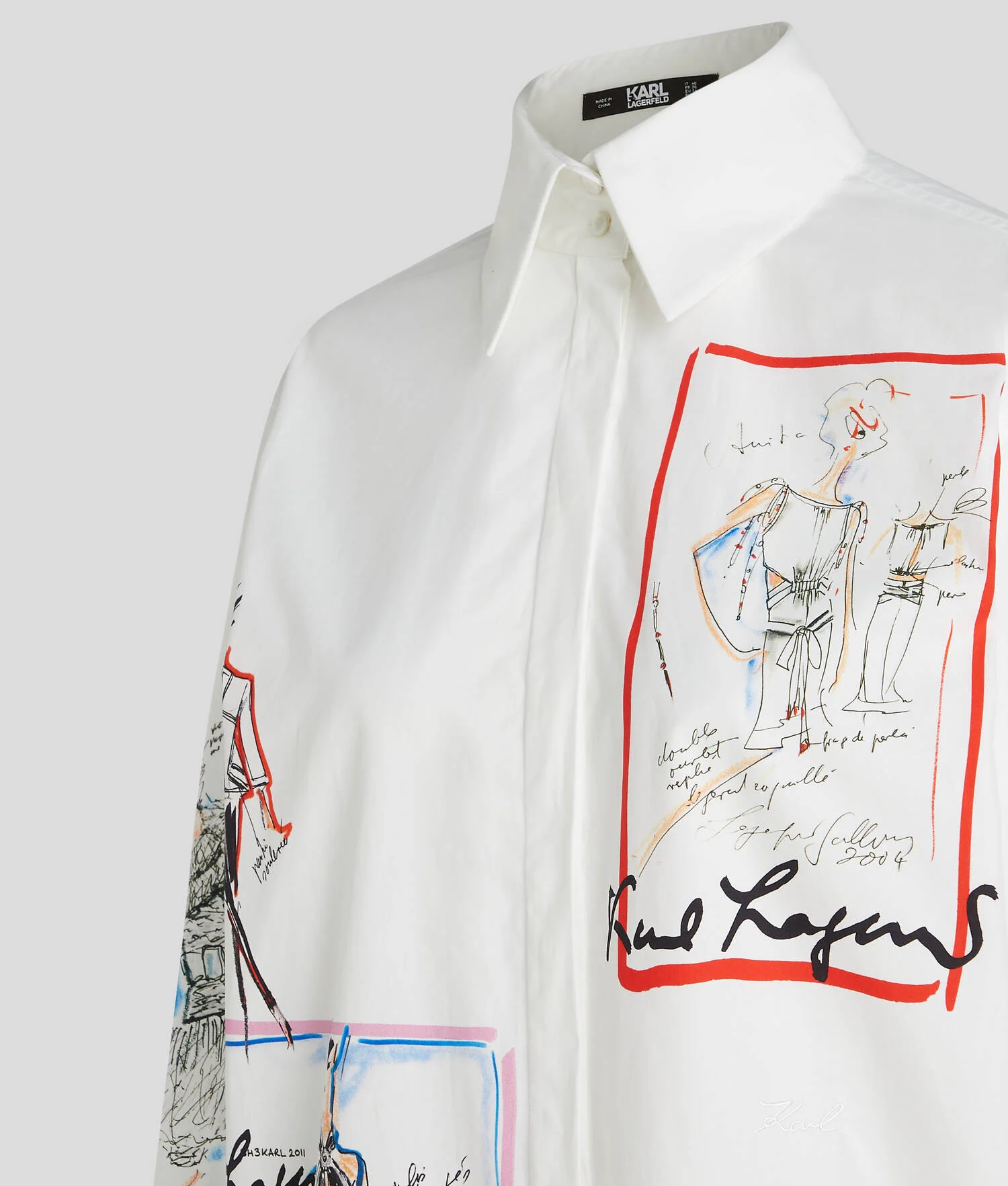 CHEMISIER INSPIRÉ DE CROQUIS K/ARCHIVE