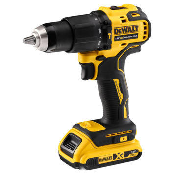 DeWalt 18V XR klopboormachine brushless DCD709D2T-QW incl. 2 accu's 1.5Ah + lader
