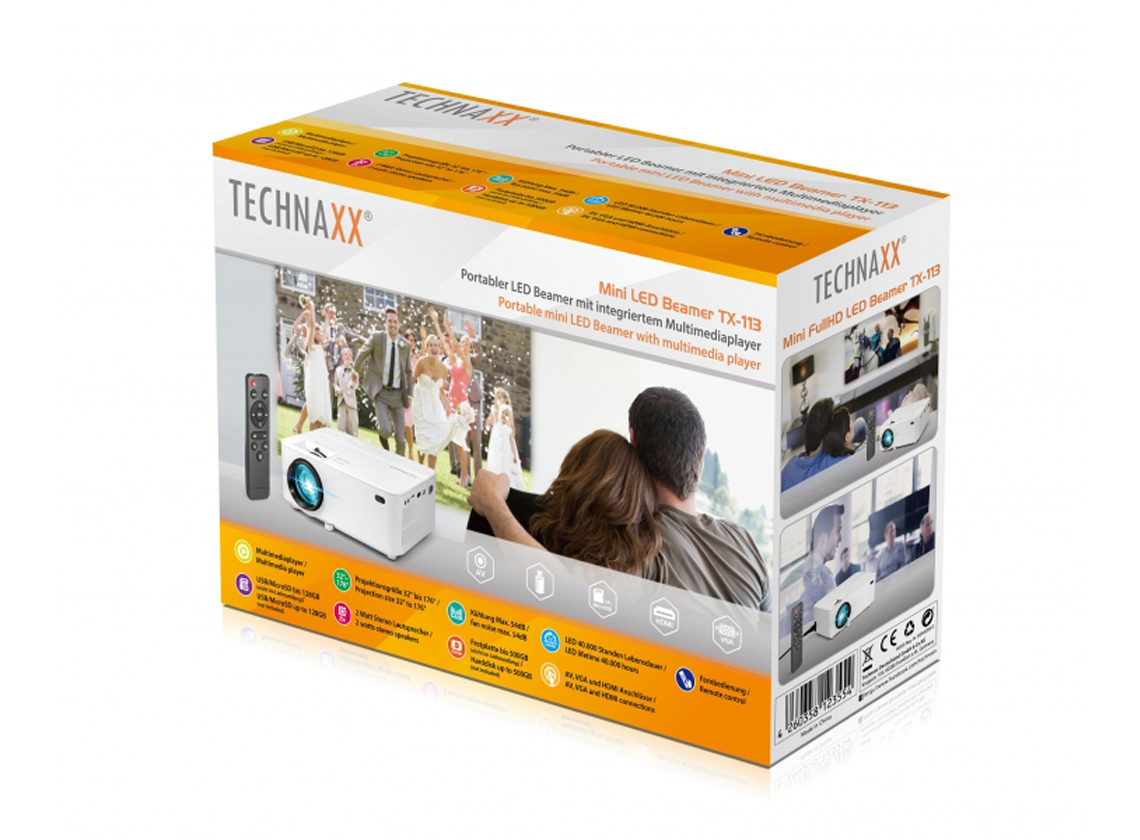 Technaxx TX-113 mini LED beamer