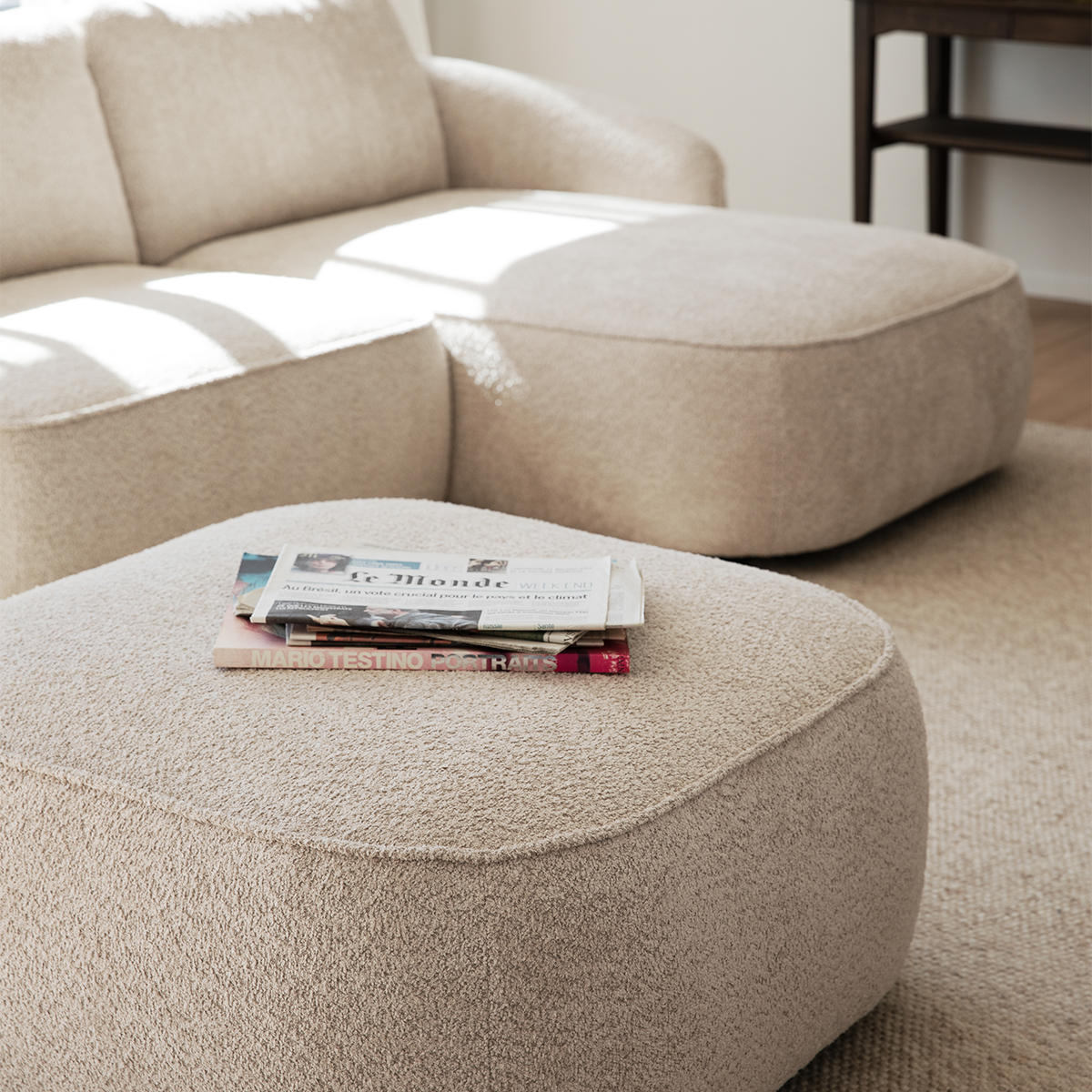 Hocker Norris Beige