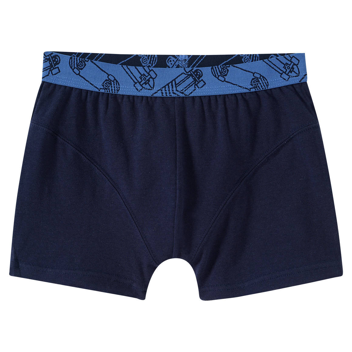 Yigga 3 Jungen Boxer mit Skateboards dunkelblau / blau
