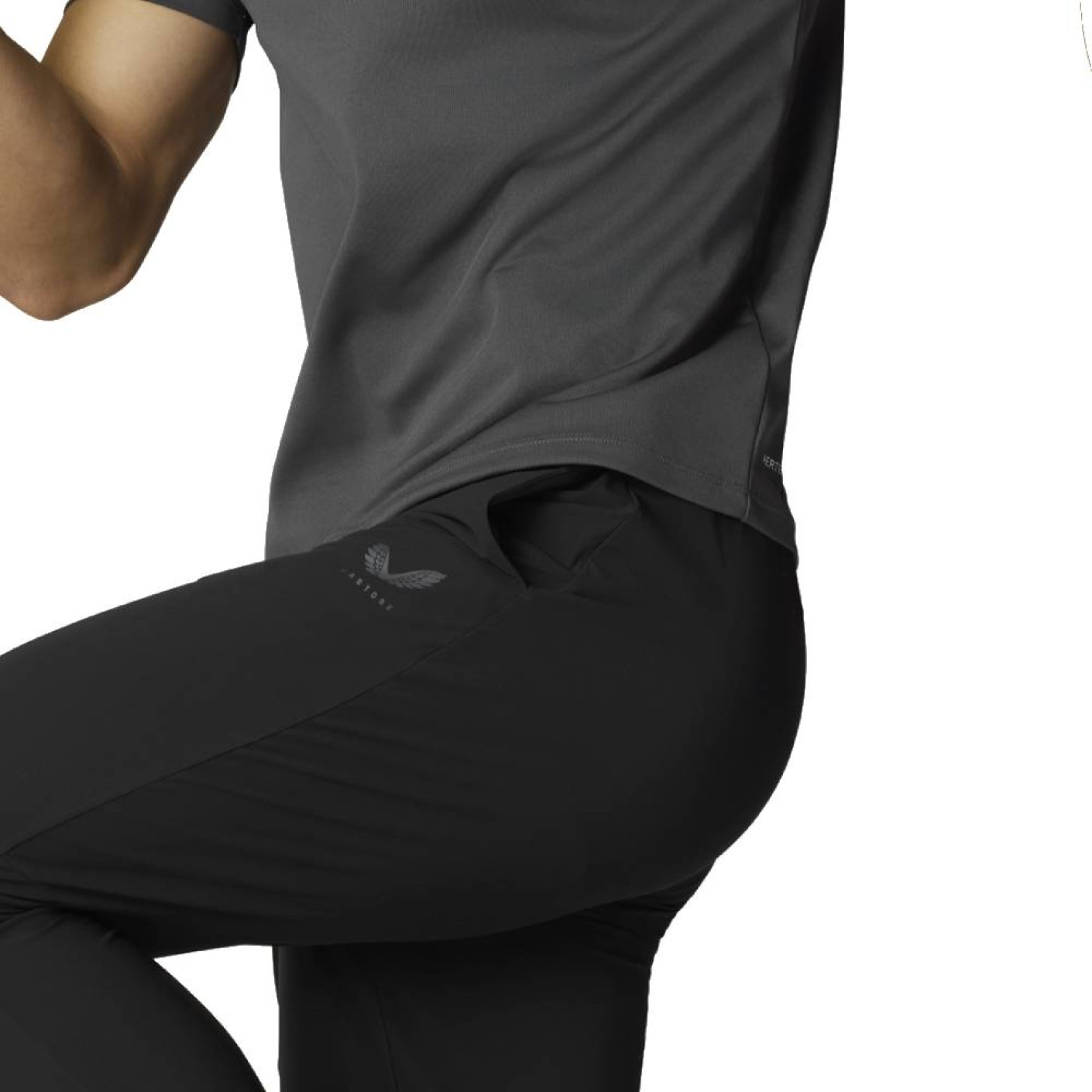 Castore Tech Trainingsbroek Zwart Donkergrijs