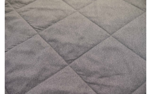 Grüezi Bag WellhealthBlanket Wool Melange Schlafsack grau