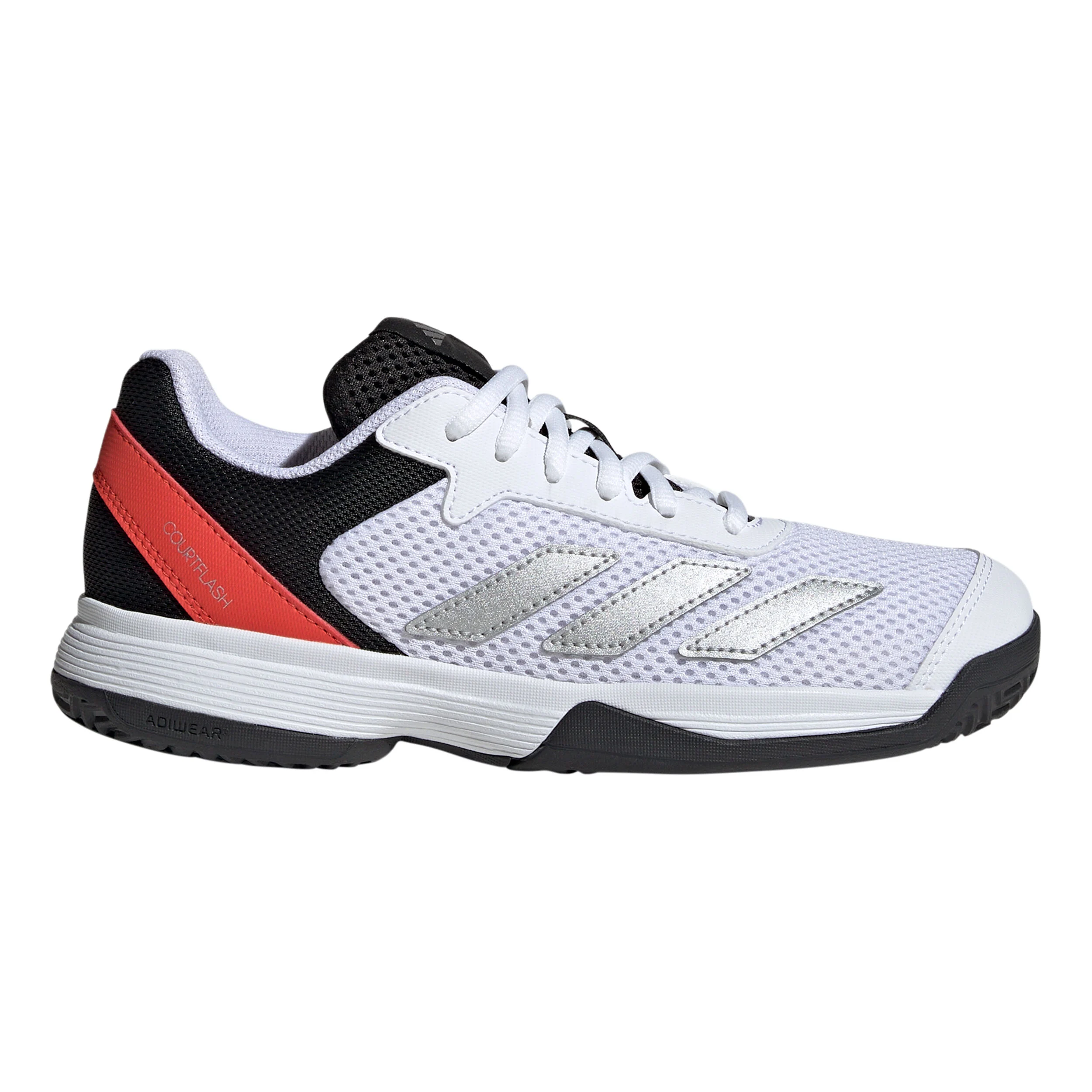 adidas Courtflash Chaussures Toutes Surfaces Enfants - Blanc , Noir
