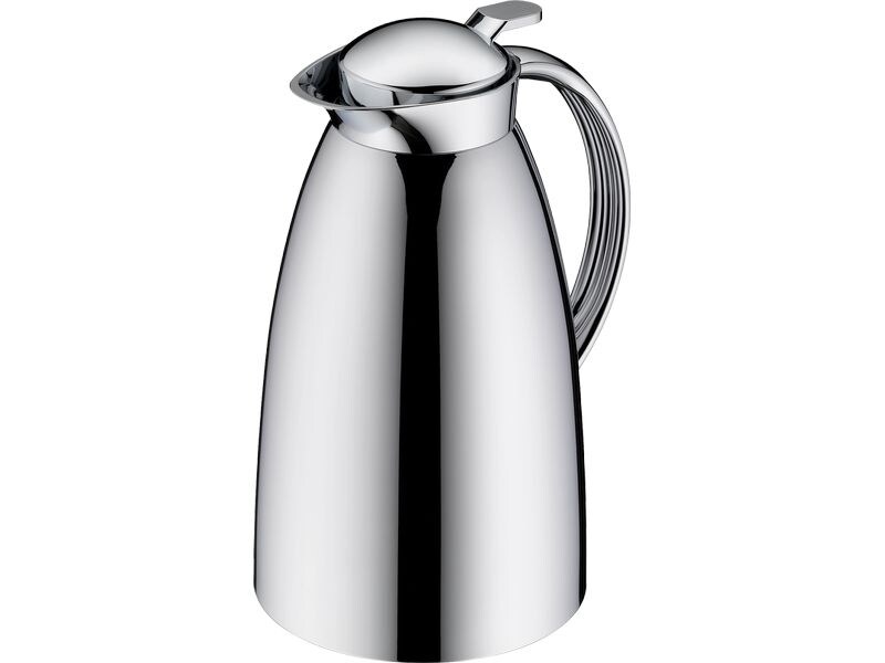 Alfi Thermoskanne Gusto 1000 ml, Silber Isolierkanne aus Edelstahl