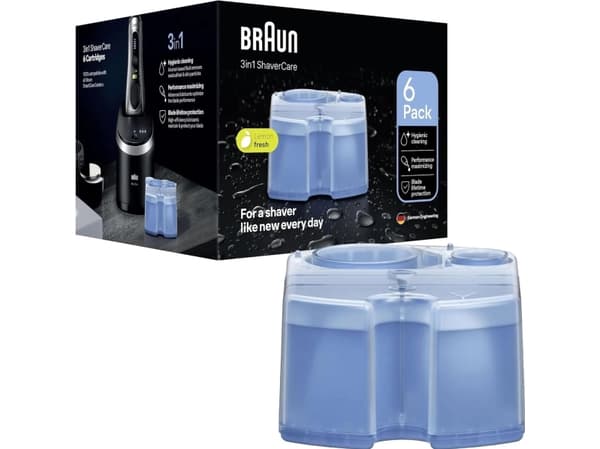 Braun CCR6 Clean & Renew Refill - Lemon Fresh - 6-pak