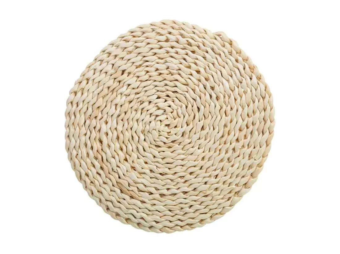 Set de table tressé en fibre de maïs