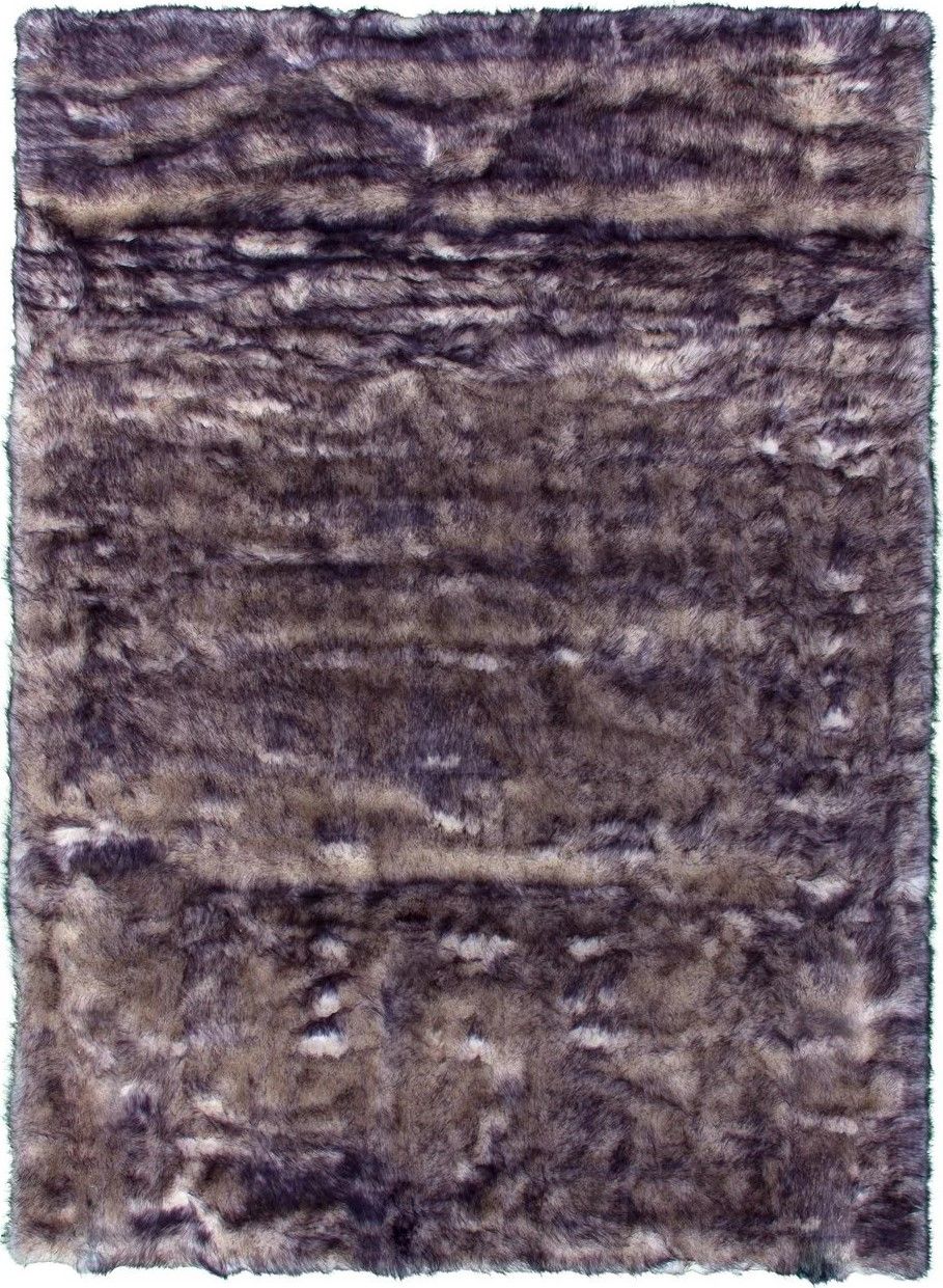 Vloerkleed 110 Wit-Lila Crown