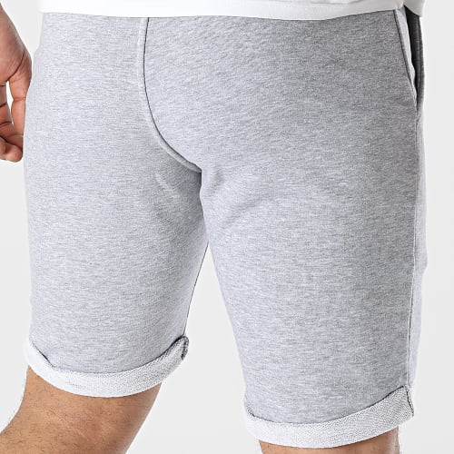 Short Jogging Nounours Gris Chiné Noir