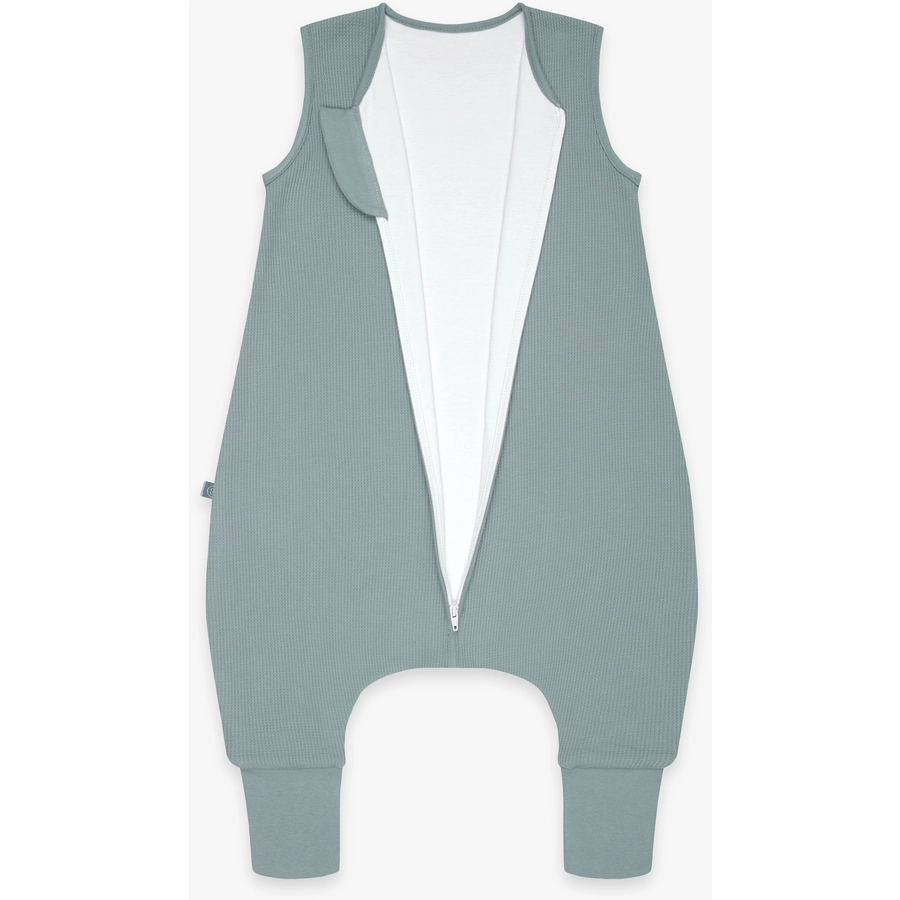 emma & noah Schlafsack mit Füßen Essential Mint