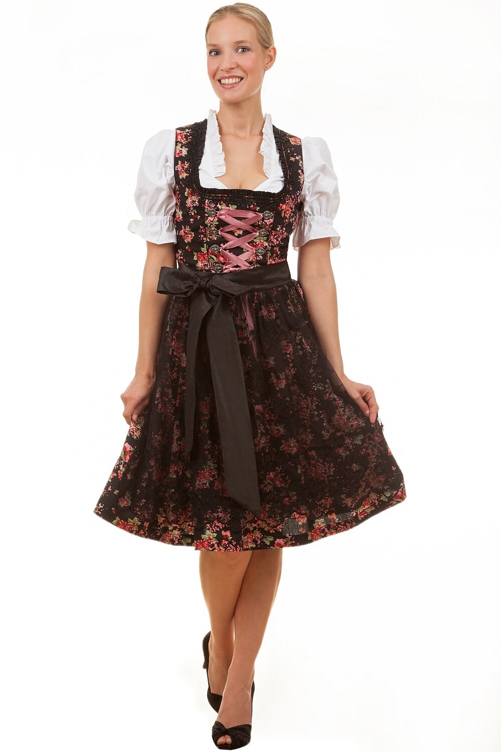 Midi Dirndl 2-teilig Estefania Blumen