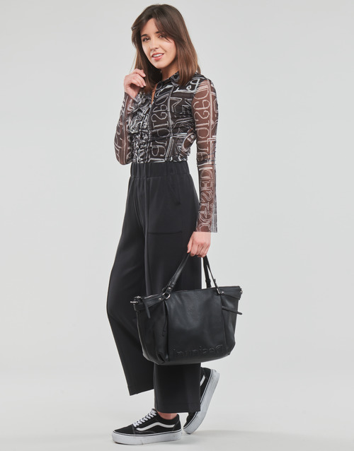 Desigual - TS_LETTERING - Noir / Blanc
