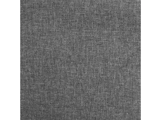 Chaise à bascule avec tabouret Gris foncé Tissu