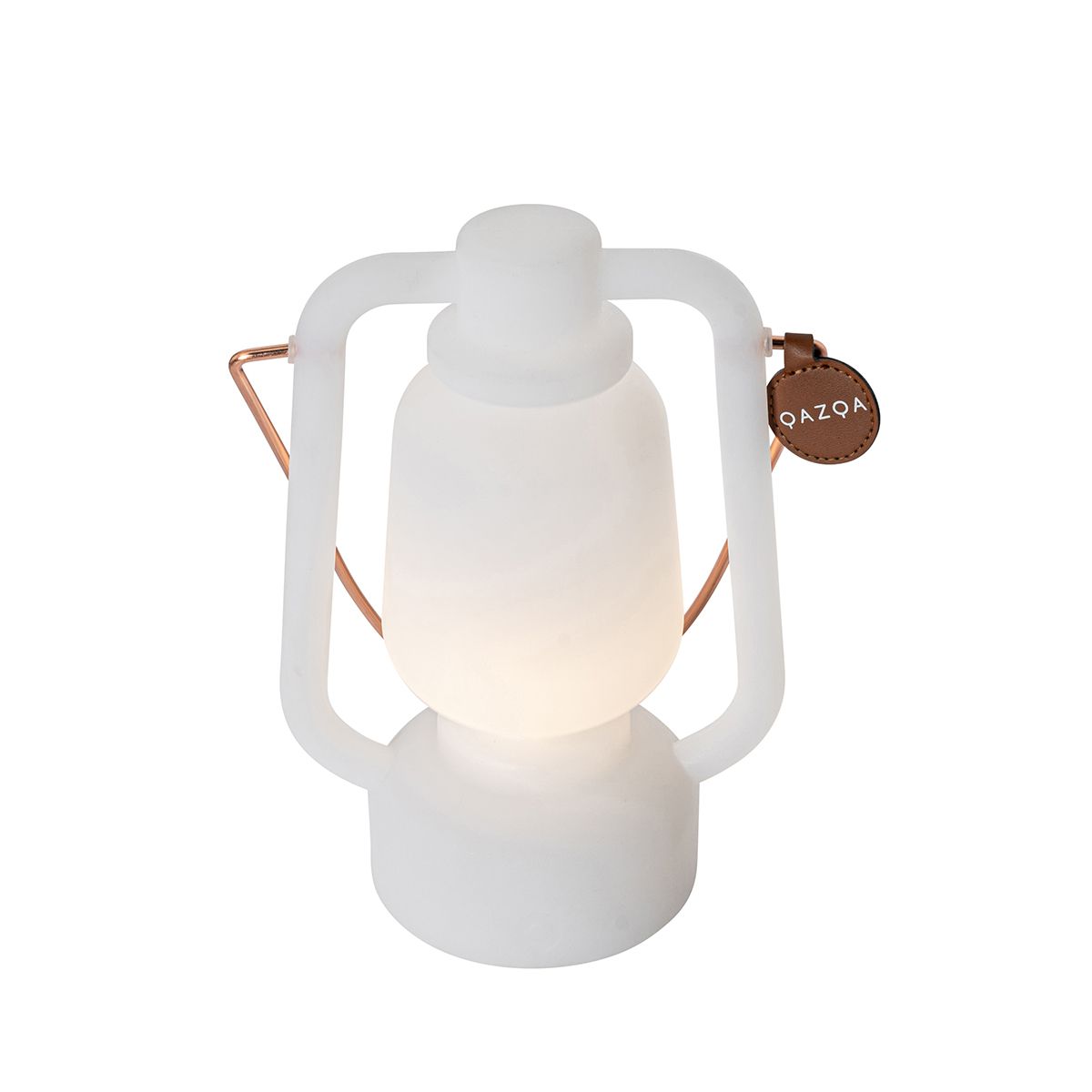 Tafellamp wit oplaadbaar 22 cm IP44 - Storm Mini